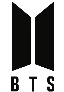 BTS 2013 black logo