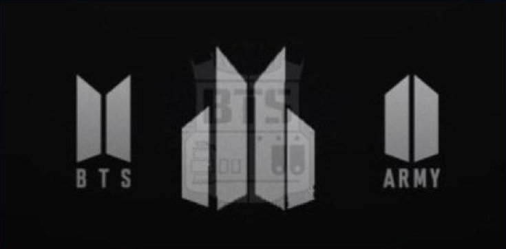 BTS logo combine into bulletproof vest